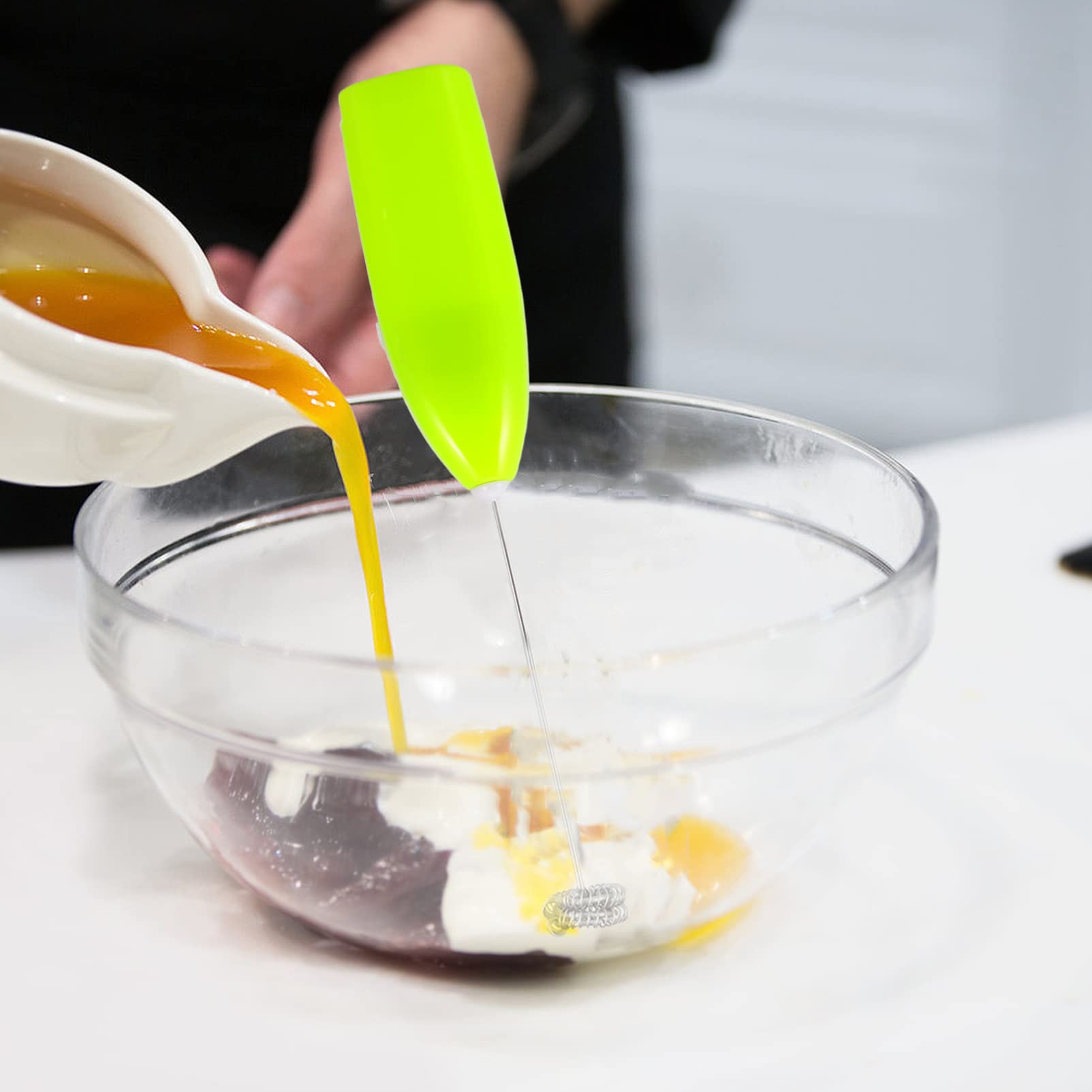 KALLORY 3Pcs Handheld Epoxy Mixing Stick Ergonomic Stirrer for DIY Projects for Mixing Epoxy Paint and More Easy Clean Spiral Design