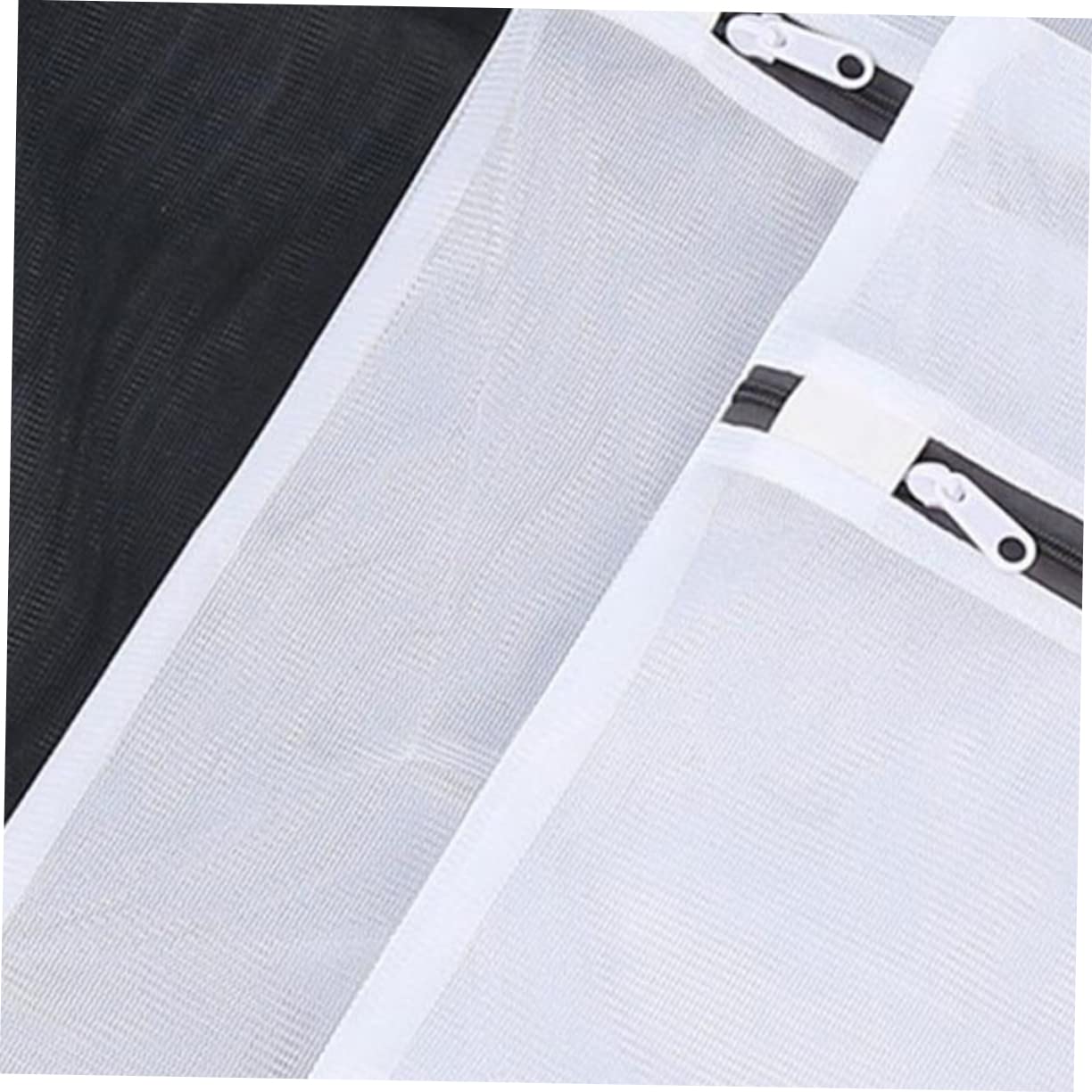 Wäschebeutel 12 Stück aus Polyester, Feinmaschig, Schwarz, für Empfindliche | 3, Schutz vor Verheddern und Beschädigung, Reise Organizer, Aufbewahrung für Kleidung