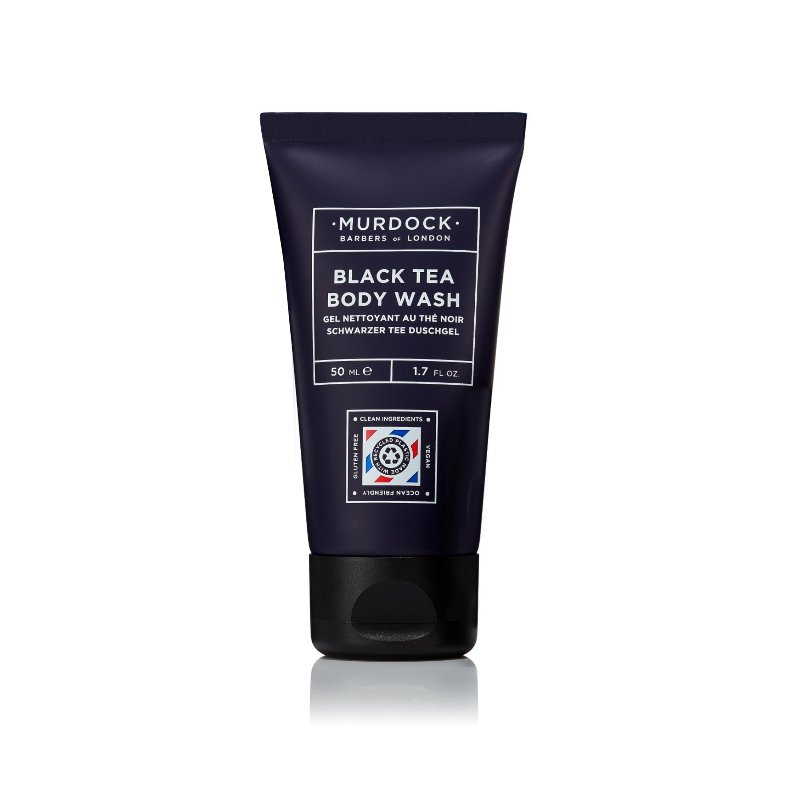 Black Tea Body Wash (Travel Size) | Gently Foams and Rinses Off with a Signature Scent | 50ml