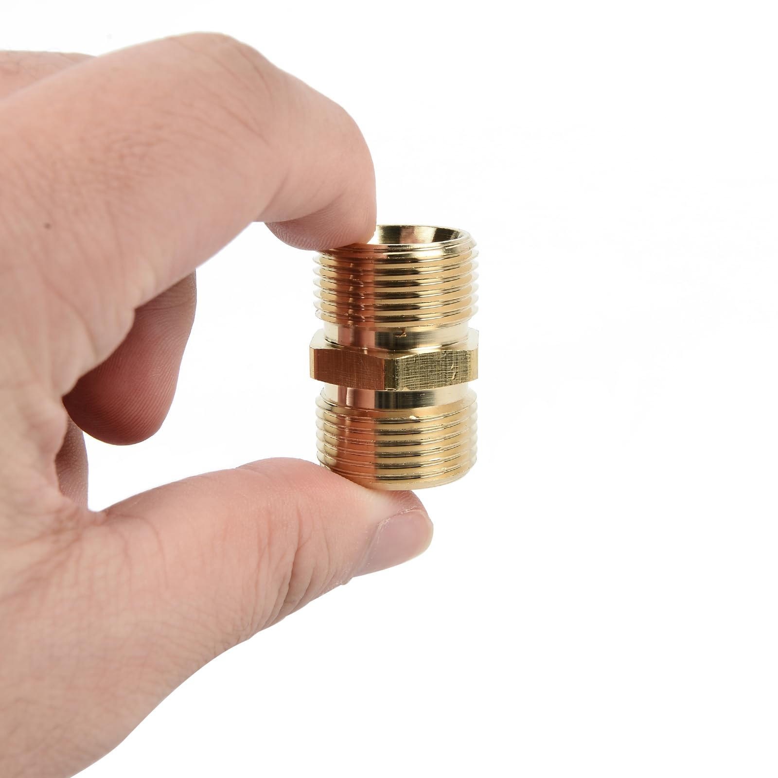 Adaptateur De Tuyau Pour Nettoyeur Haute Pression - Externe 22 Mm, Interne 15 Mm, Neuf
