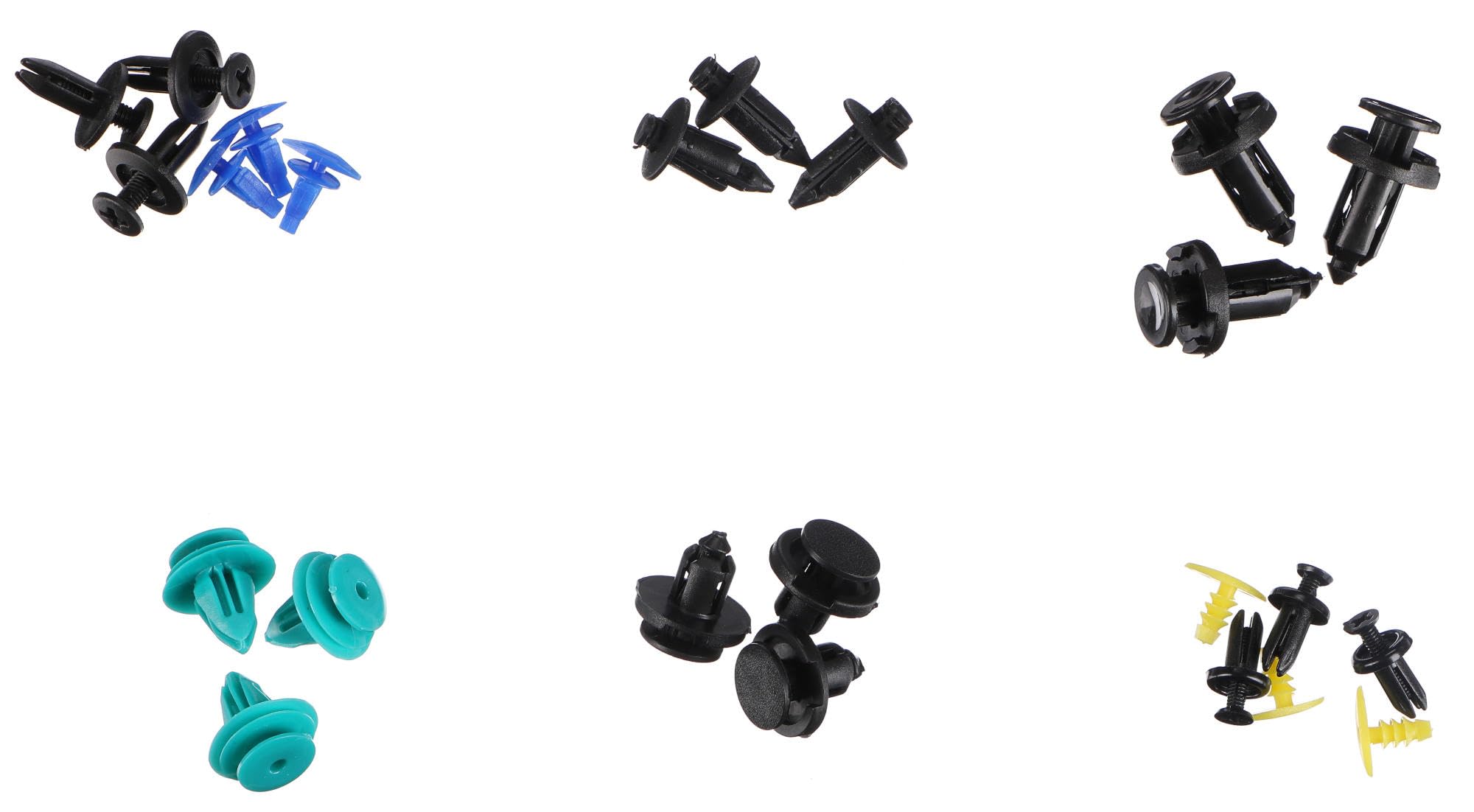 MECHANIC TRIM CLIP SET 700 | Zestaw spinek, klipsów i kołków do tapicerki samochodowej | 700 elementów w pudełku