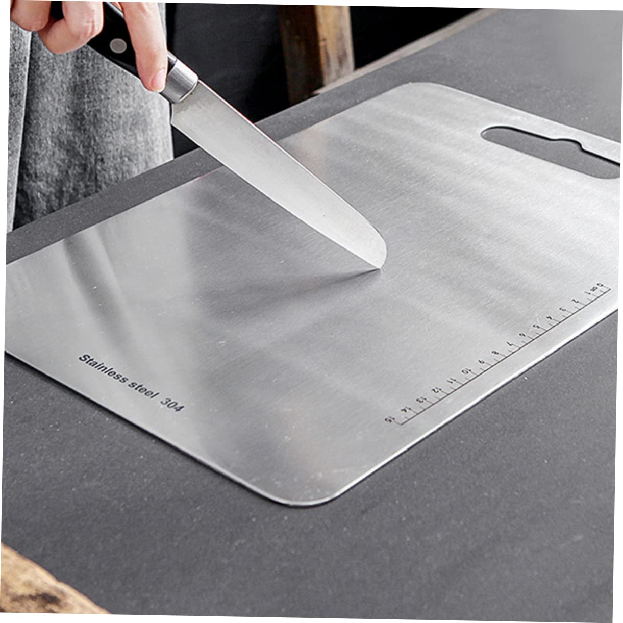 Rettangolare Tagliere All'usura in Resistente Acciaio Inox 304