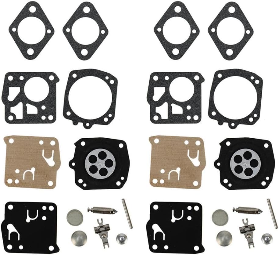 2 Sets Carburetor Membrane Repair Kit Replacement For Tillotson RK21-HS 040 041 040AV 041AV 045 051