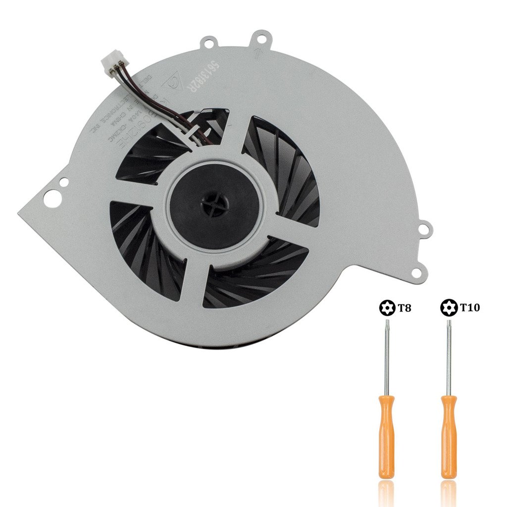TOPINNO® Replacement Internal Cooling Fan KSB0912HE for SONY PS4 CUH-12XXA 500GB + Tool Kit.