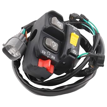 Left Handlebar Start Stop Shift Switch 35140-HP7-A01 35140-HP7-A02 | Compatible with Honda Rancher 420 TRX420FA TRX420FPA 2009-2014 ATV Electric Headlight