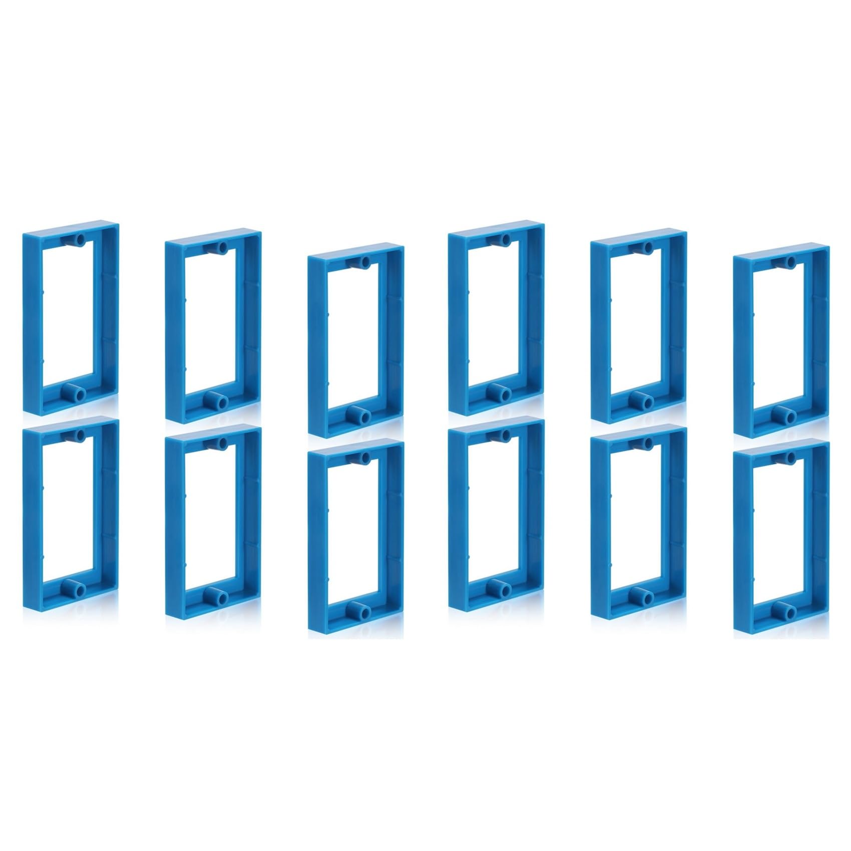 Jnchdghwa Blue 12Pcs Electrical Box Extender,1/2In Single Gang Receptacle Outlet Box Extenders Junction Box Extender For Electrical Box