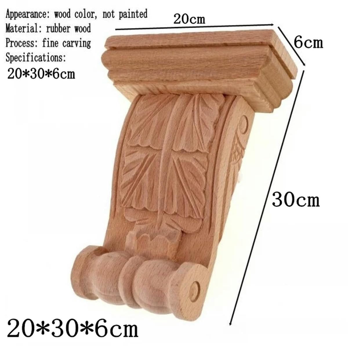 Rzeźbiona kalkomania akcesoria dekoracyjne rzeźba w drewnie rzeźbiona aplikacja szafka drzwi ściana wystrój domu miniaturowa figurka F