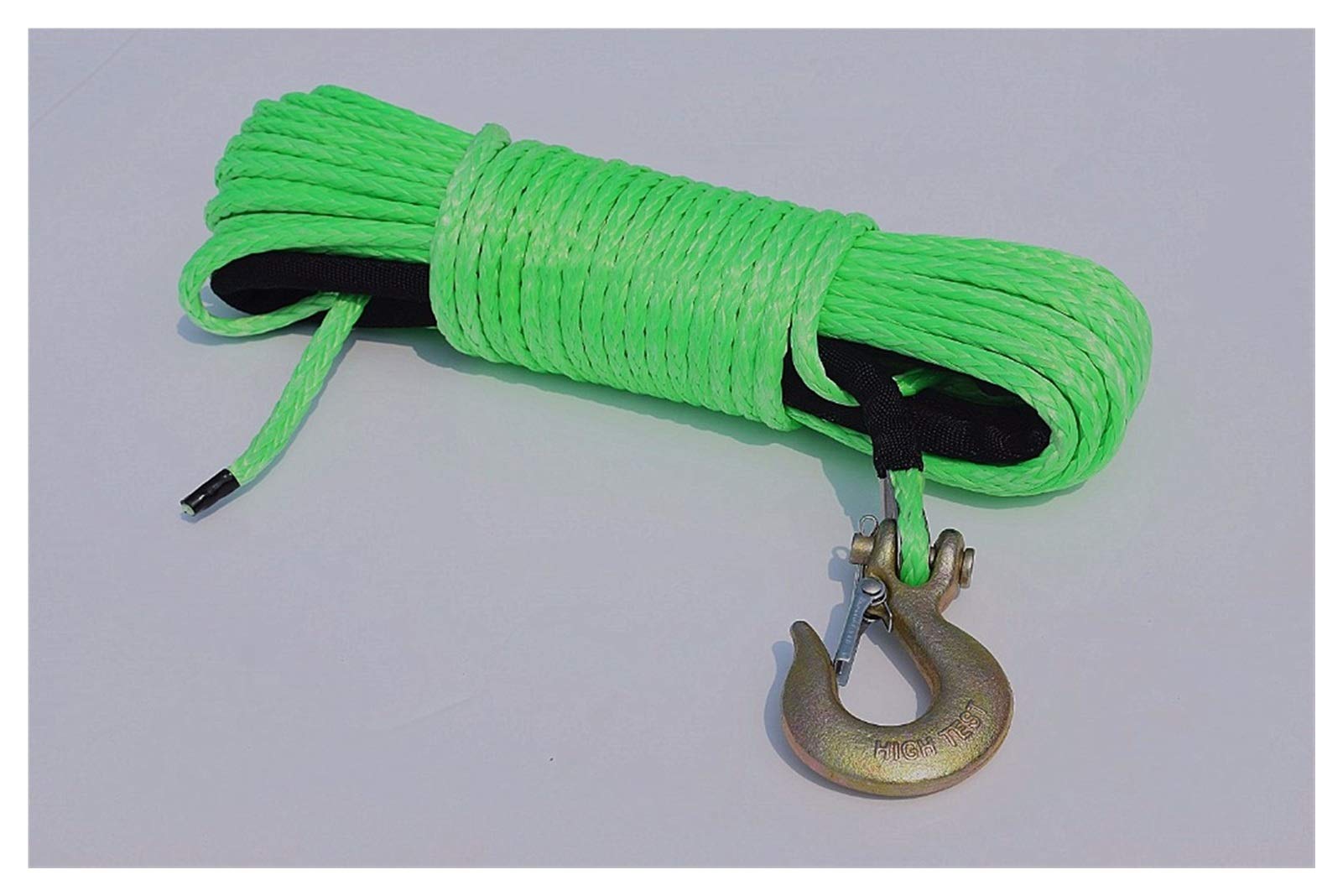 Winch Rope, Green 6mm*24m ATV Synthetic Winch Cable,Spectra Winch Rope,Winch Rope Extension,Durable UHMWPE Rope