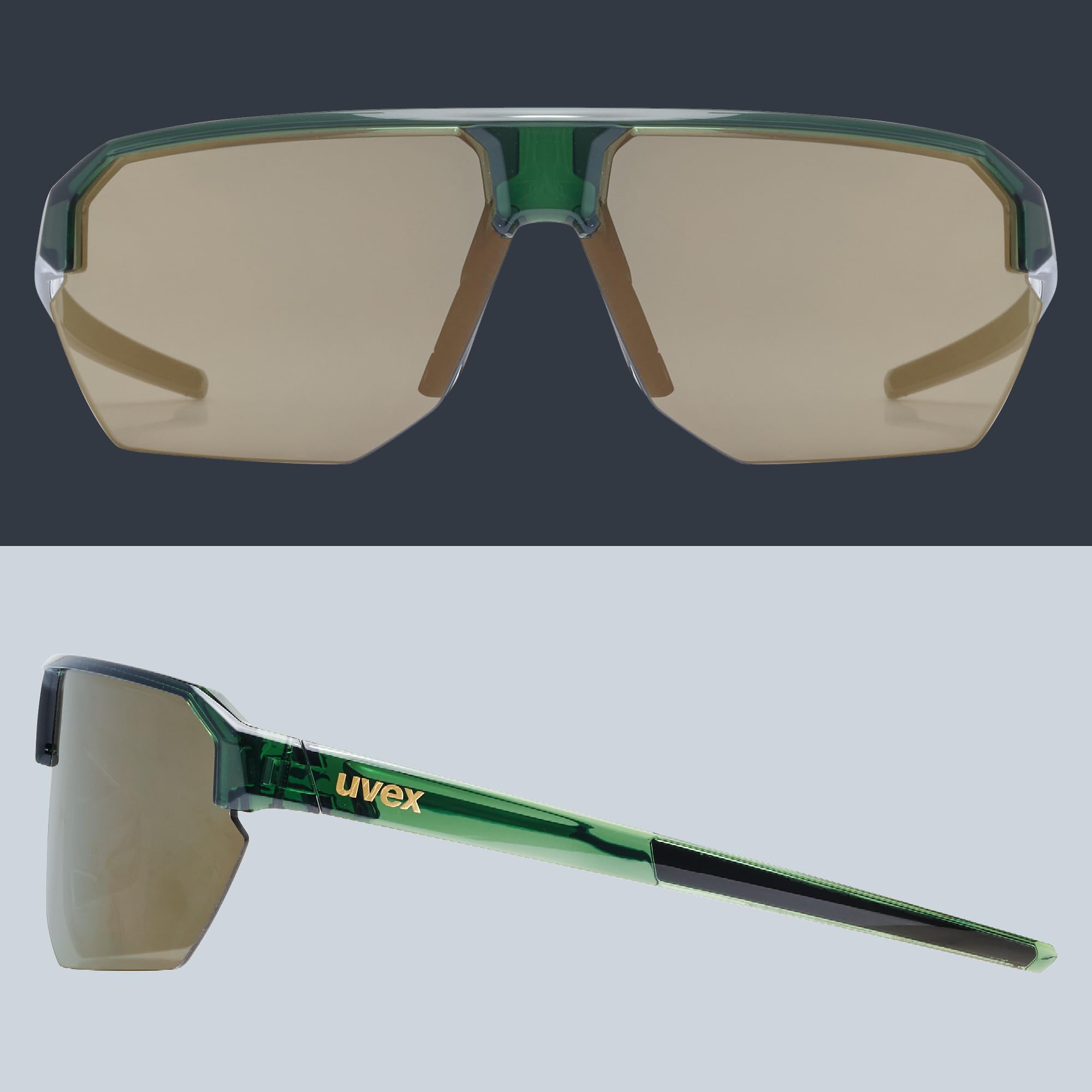 Uvex Unisex Vectiv Set Sportbrille (1er Pack)