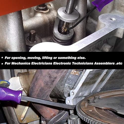 Miniatura 16 de Mini barra de palanca de bolsillo con clip de bolsillo 4.5 pulgadas de longitud 3 piezas (azul)