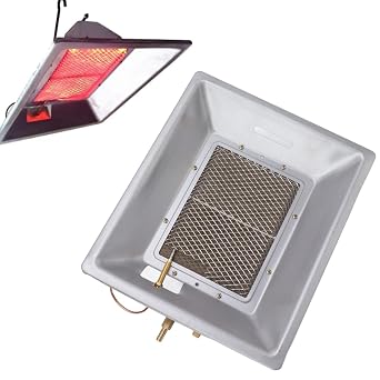 Topyond Brooder Heater Plate,Chick Gas Brooder Heater,Manual Infrared Ceramics Catalytic Heating Equipment for Poultry and Livestock House,Ideal for Duck, Piglet, and Chick Coops
