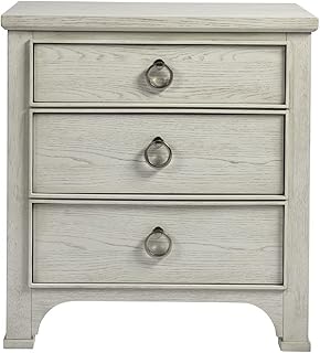 Coastal Living Furniture Escape 3 Drawer Nightstand in Sandbar Gray Finish