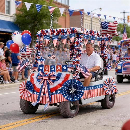 Show-Stopping 4th of July Golf Cart Kit