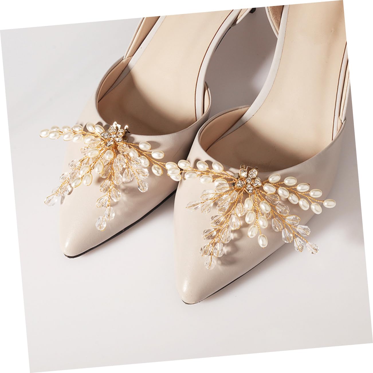 PACKOVE 8pezzi Fibbie Per Scarpe Decorativi Charms Per e Accessori Cerimonie e Speciali