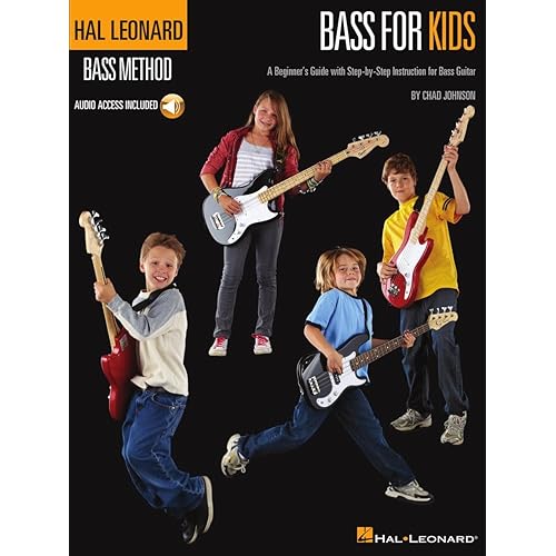 Bass for Kids – Hal Leonard Beginner Bass Method | Step-by-Step Lessons with Popular Songs | Learn Notes, Counting, and Technique | Online Audio ... Instruction Book (Hal Leonard Bass Method)