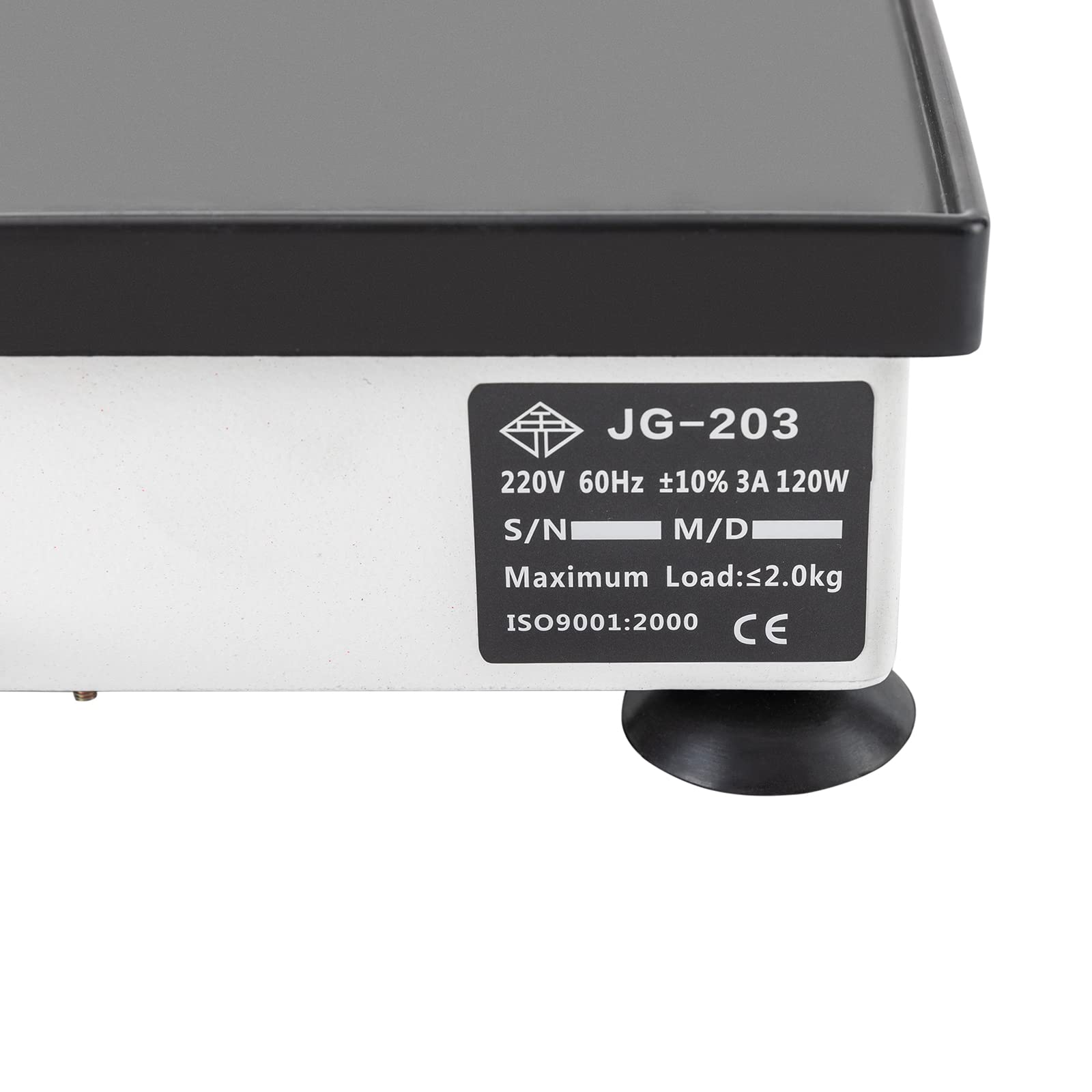 Oscillatore Dentale, Agitatore per Gesso Dentale, Piatto Vibrante Oscillatore, Vibratore Rettangolare Shaker 220V 120W, Attrezzatura per Laboratorio Dentale per Dentisti e Cliniche Dentali