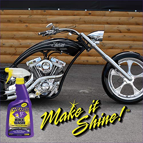 WIZARDS - Bike Wash, Professional High-Gloss Detailing and Surface Cleaner Spray (22 oz.) - Thumbnail 6