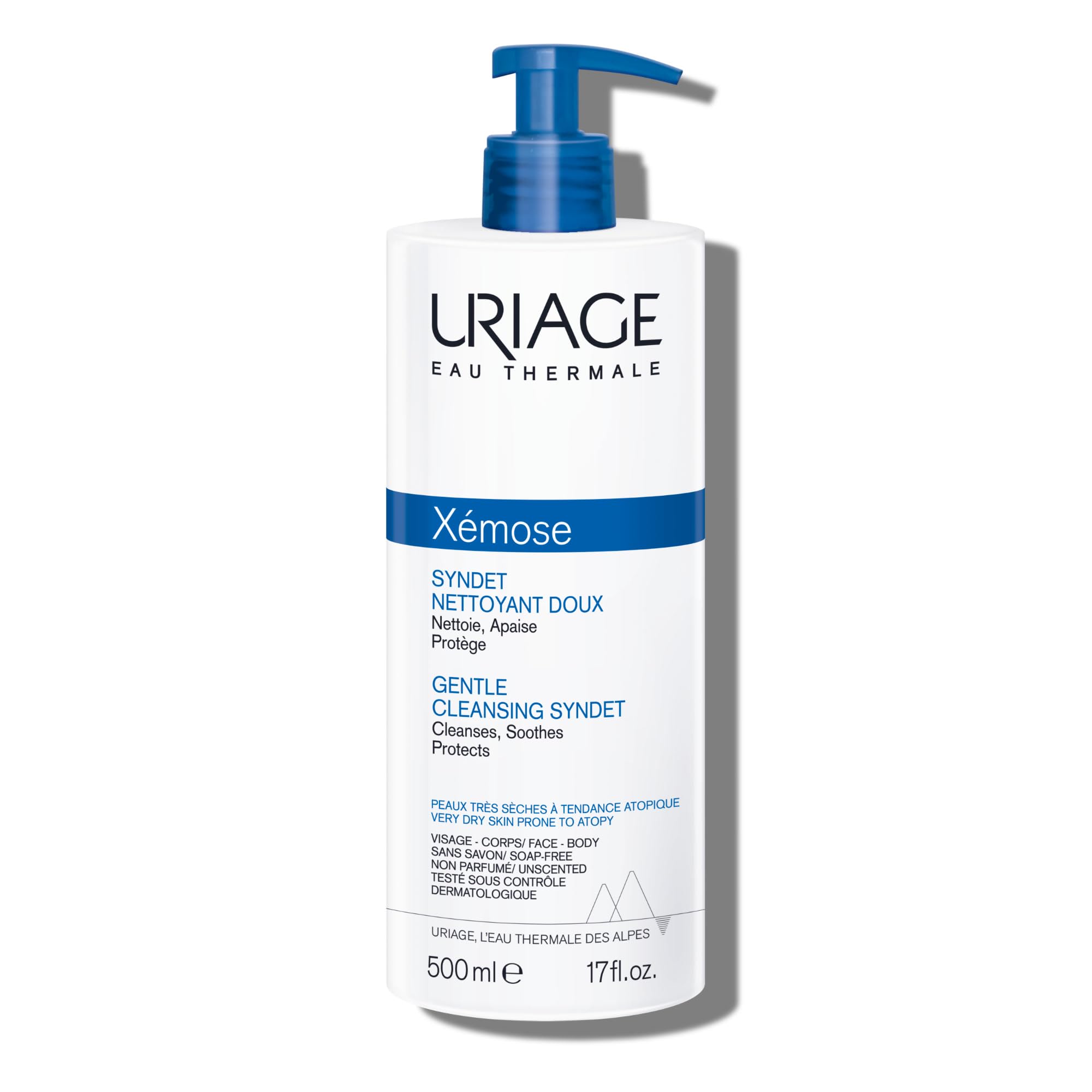 Uriage X mose Face Body Wash For Dry Skin Extra-Gentle Foaming Cleanser Long-Lasting Comfort Helps Support The Skins