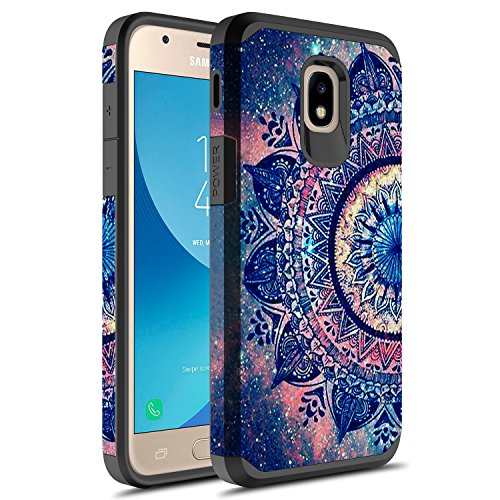 Rosebono Compatible with Samsung Galaxy J3 Achieve/J3 Star/J3 V 2nd Gen./J3 2018/Express Prime 3/Sol 3/Amp Prime 3 2018 Case, Graphic Case for SMJ-337 (Mandala)