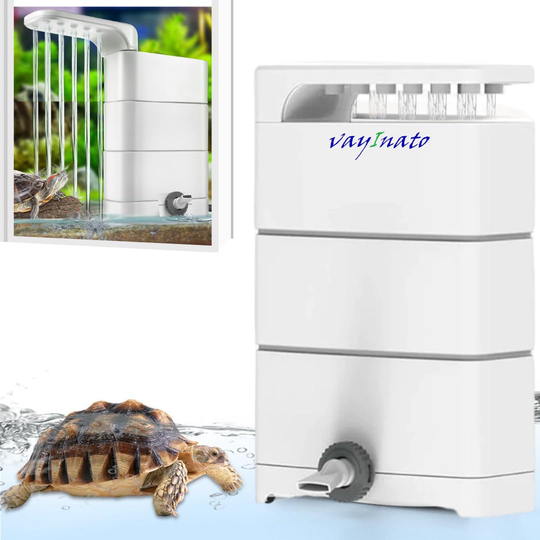 VAYINATO® Xioli Premium White 10 Watts, 800 L/Hr, Low Level Bottom Suction Water Fall Type Internal Turtle Filter for Aquarium Fish Tank and Turtles, Reptiles (XN-600 | Double Layer) by Petzlifeworld (B0CFWZXLZ5) Amazon Price History, Amazon Price Tracker