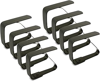 8 Pieces Tablecloth Clips Set, Picnic Tablecloth Clips, Tablecloth Clips Stainless Steel, Thick Table Table Clips For Garden Table, Dining Room, Family Table
