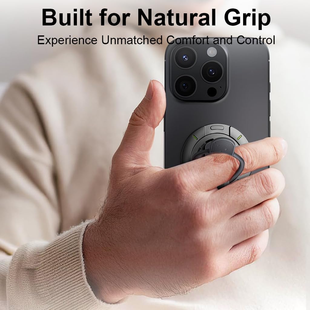 Adofys Fidget Grip Stand Compatible with MagSafe [Strong Magnetic Hold] 360° Adjustable Phone Kickstand Compatible with iPhone 16e/16/15/14/13/12&Samsung, All Smartphones — Amazon image 7