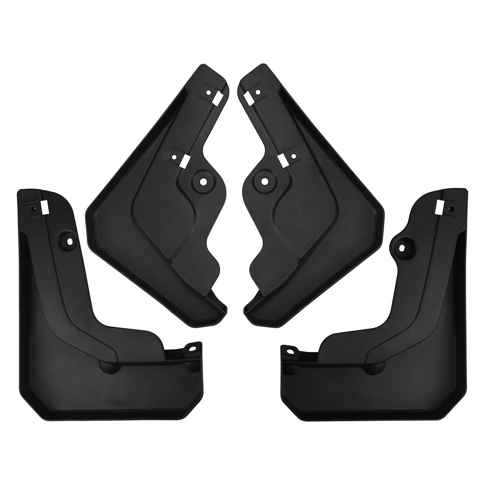 CDQSB 4 Pcs Car Mud Flaps for BYD Fangchengbao Tai 7 2025, Front Rear Fenders Splashproof Splash Guards Mudflaps Protects Accessories