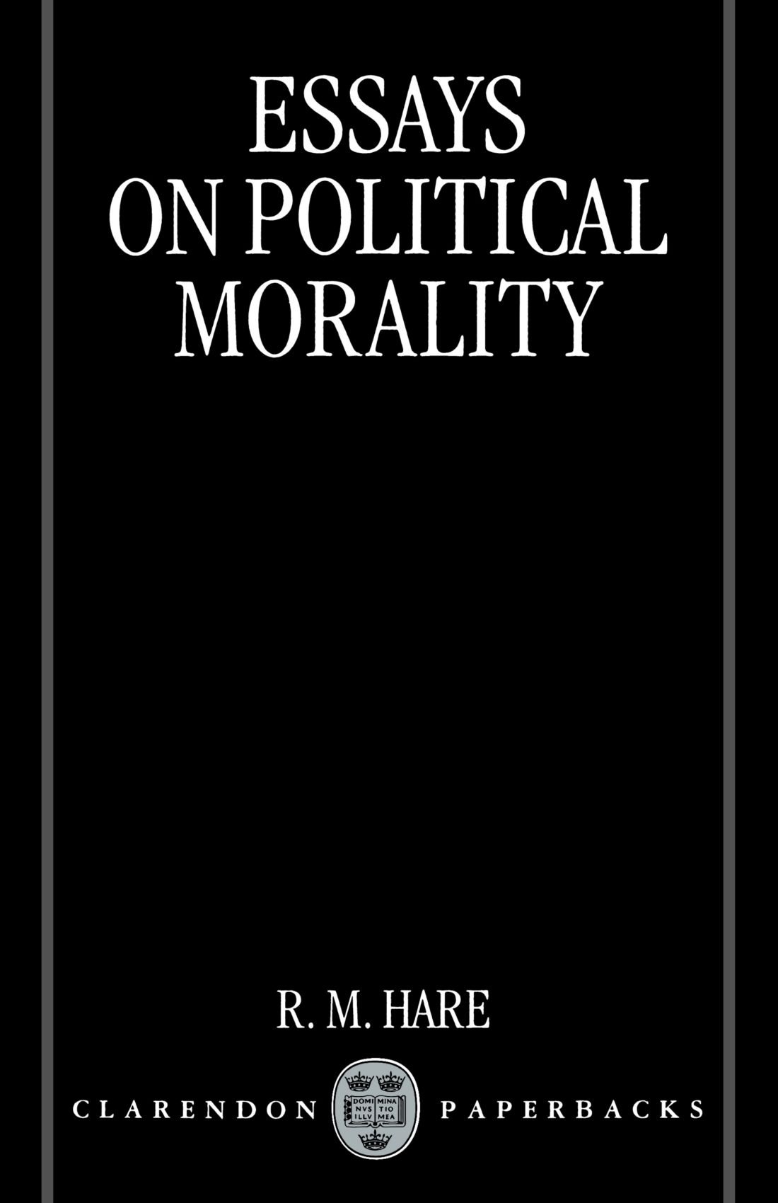 Essays On Political Morality