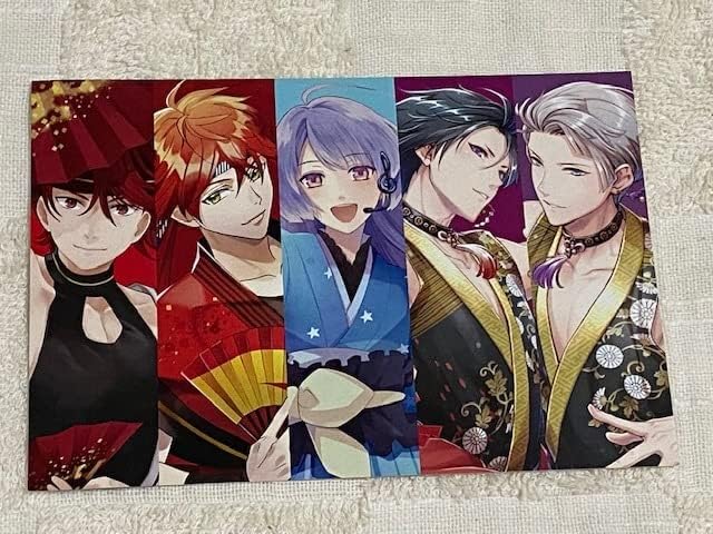 Amazon 日下部虎彦 斑尾巽 神楽坂ルナ 夜鶴黒羽 バベル ポストカード アイチュウ アニメイト 4周年 フェア アイチュウ エトステ アニメ 萌えグッズ 通販