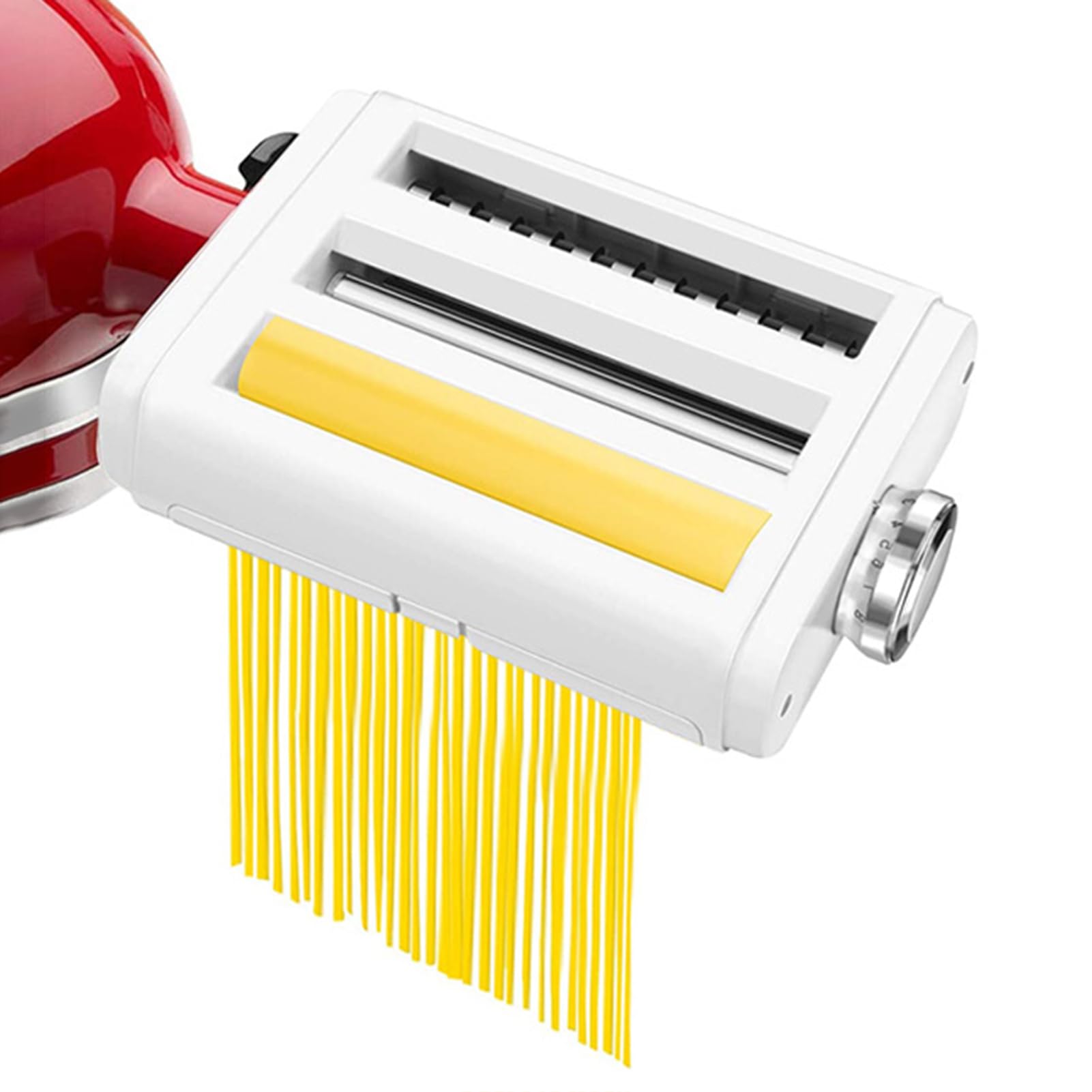 Pasta Roller & Cutter Kit - Vielseitiges Pasta Making Attachment Set | Rollschneider Werkzeuge für frische hausgemachte Pastta, Lasagneblätter, Spaghetti Fettuccine, ideal für die Küche