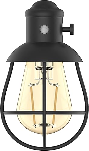 Miniatura 4 de GE - Luz nocturna LED de estilo vintage, lámpara nocturna enchufable para casa de campo, luz cálida (paquete de 4)