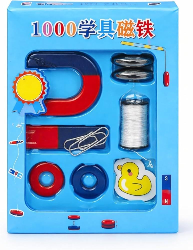 Magnetic Learning Play Set Cool Magnet Educational Toy Kit Set of 2 Random Colour | Creative STEM Educational Toy for Kids Learning Science, Exploration & Hands-On Activity Fun-image-13