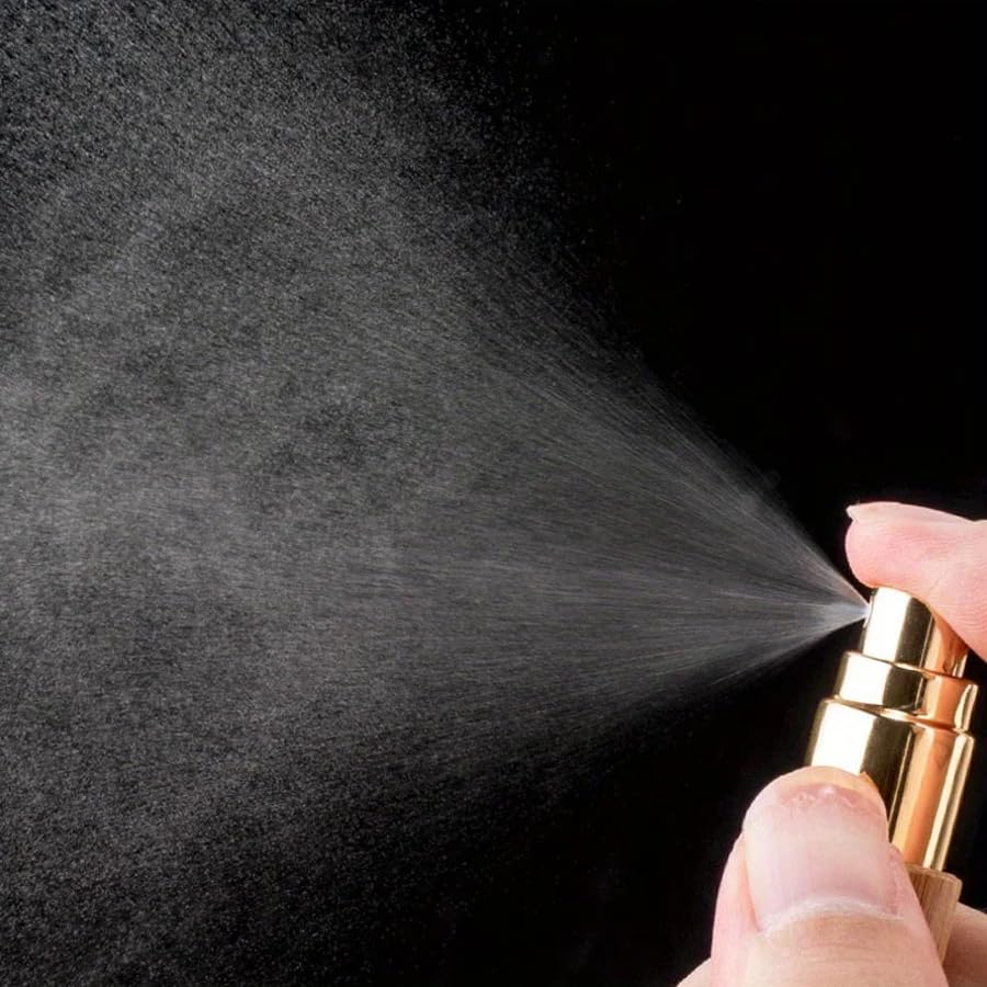 ARFUKA 10ml Travel Perfume Bottle Refillable Atomizer Mini Spray Bottle Empty Fine Mist Sprayer for Perfume Samples, Essential Travel Accessories for On-the-Go Pack of 2 - Image 4
