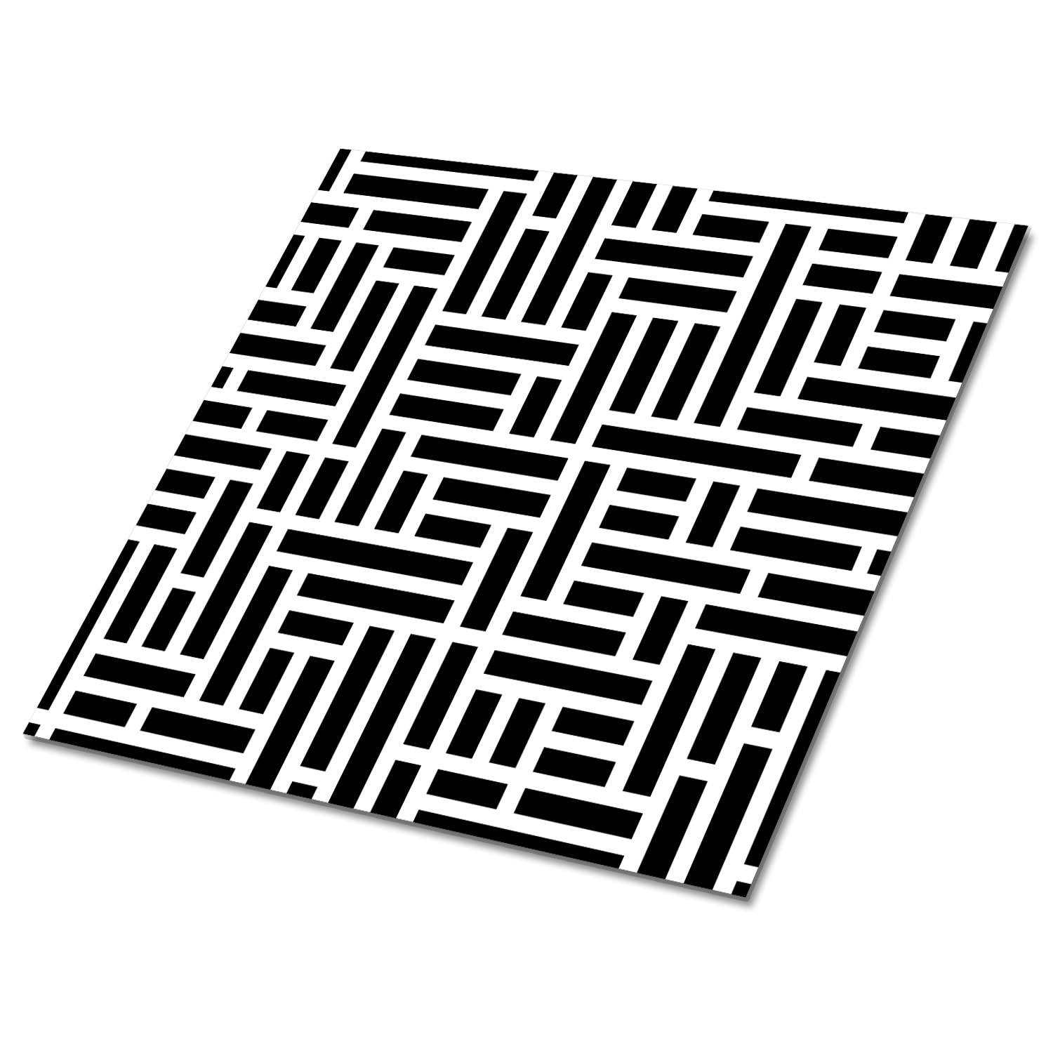 Suelo autoadhesivo PVC lavable Decormat 30x30cm losetas geométricas resistentes