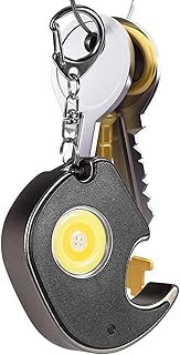 Keychain Light - COB Portable Lights LED | Bottle Opener Lights Magnet 500 Lumens Rechargeable Waterproof Flashlight 7 Modes with Free Sling Cable Klufo