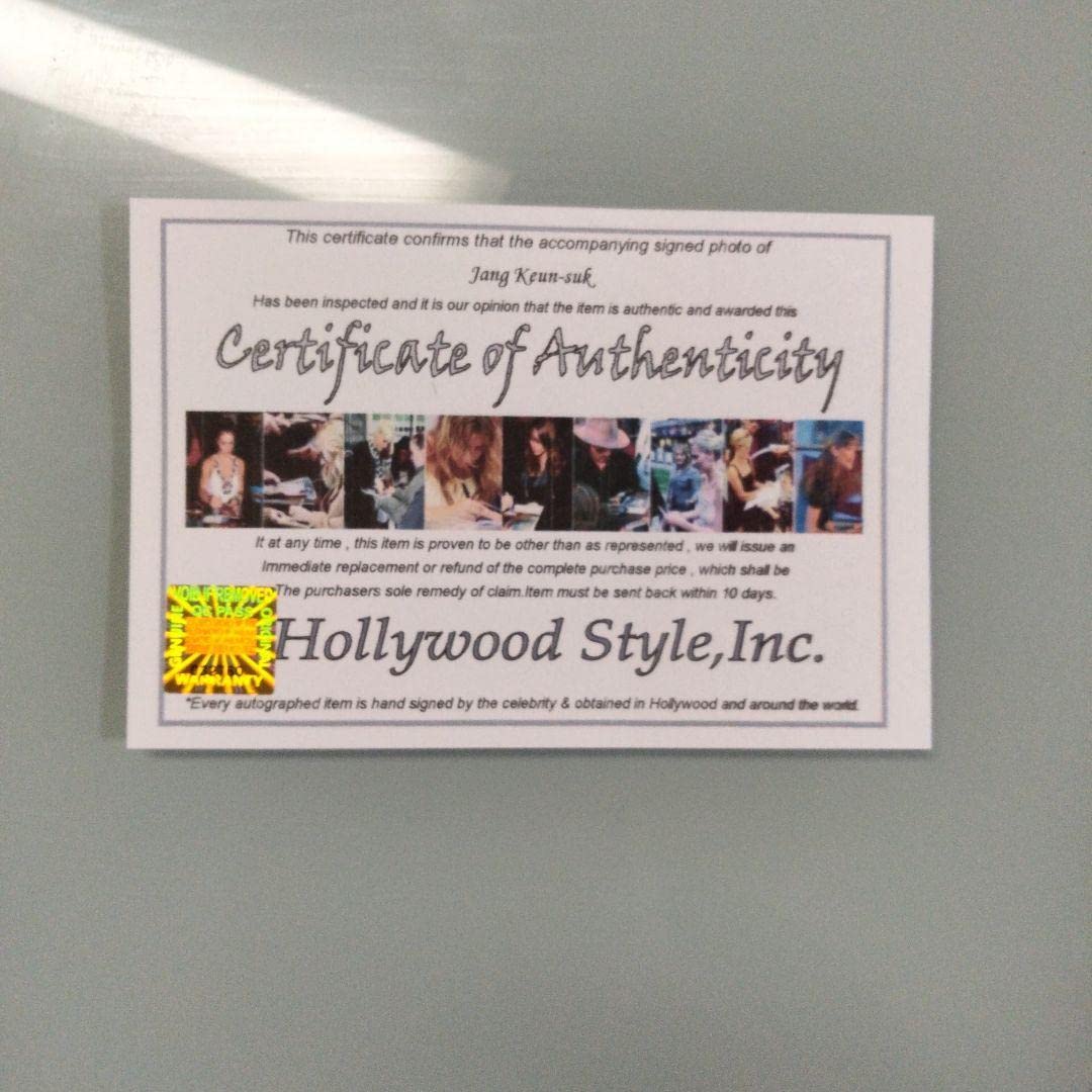 チャン・グンソクとIU直筆サイン入り大型写真…Jang Keun-suk &IU