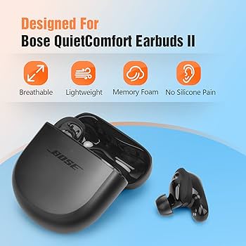 rubber 　Bose QuietComfort Earbuds II Bose QuietComfort Earbuds II, słuchawki bezprzewodowe z
