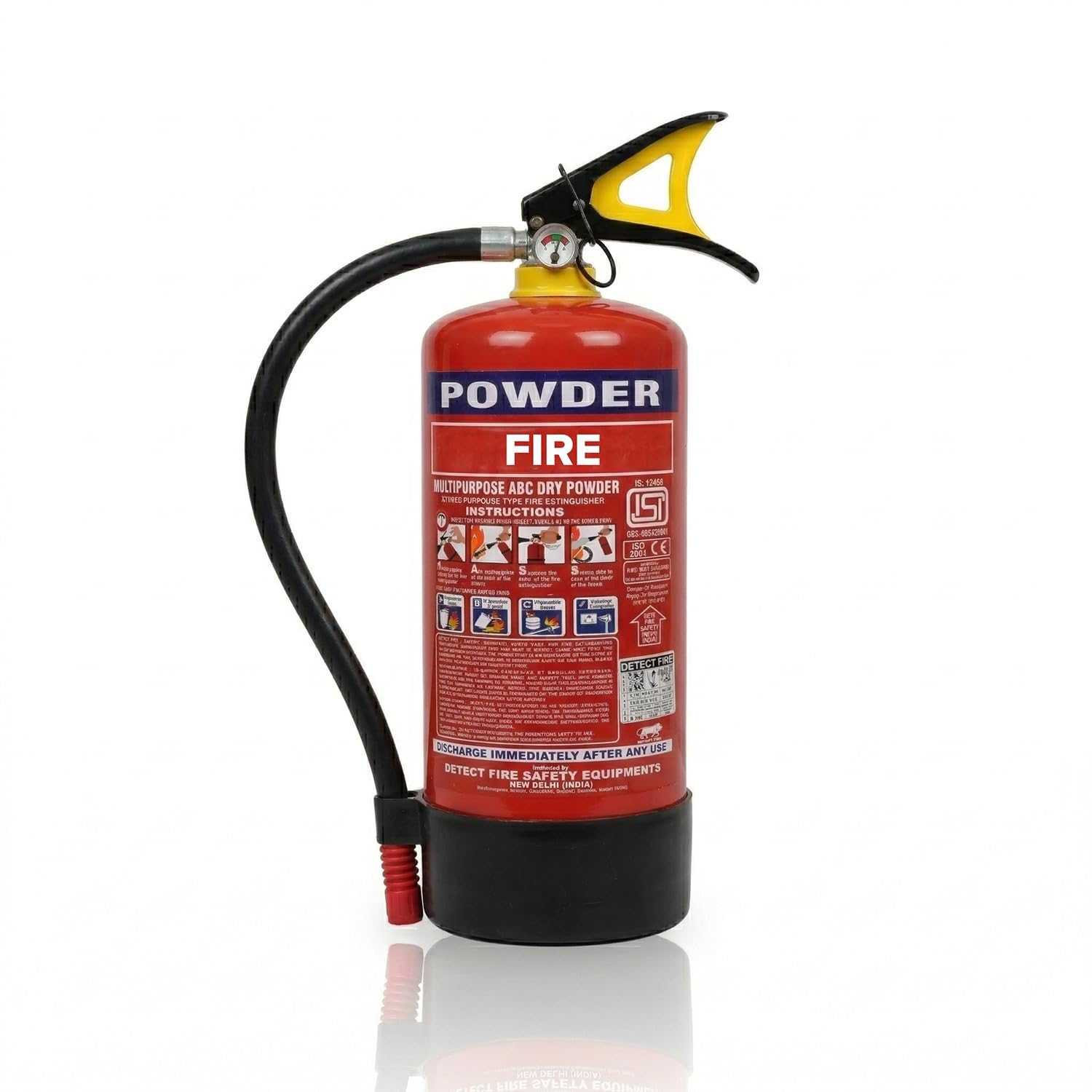 Ladwa ABC Dry Powder Fire Estinguisher with Stand 6kg-image-6