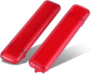 Door Trim Panel, Rear Door Trim Reflector, 1 Pair of Rear Door Trim Panel Reflector Left & Right for GMC 15183155 15183156