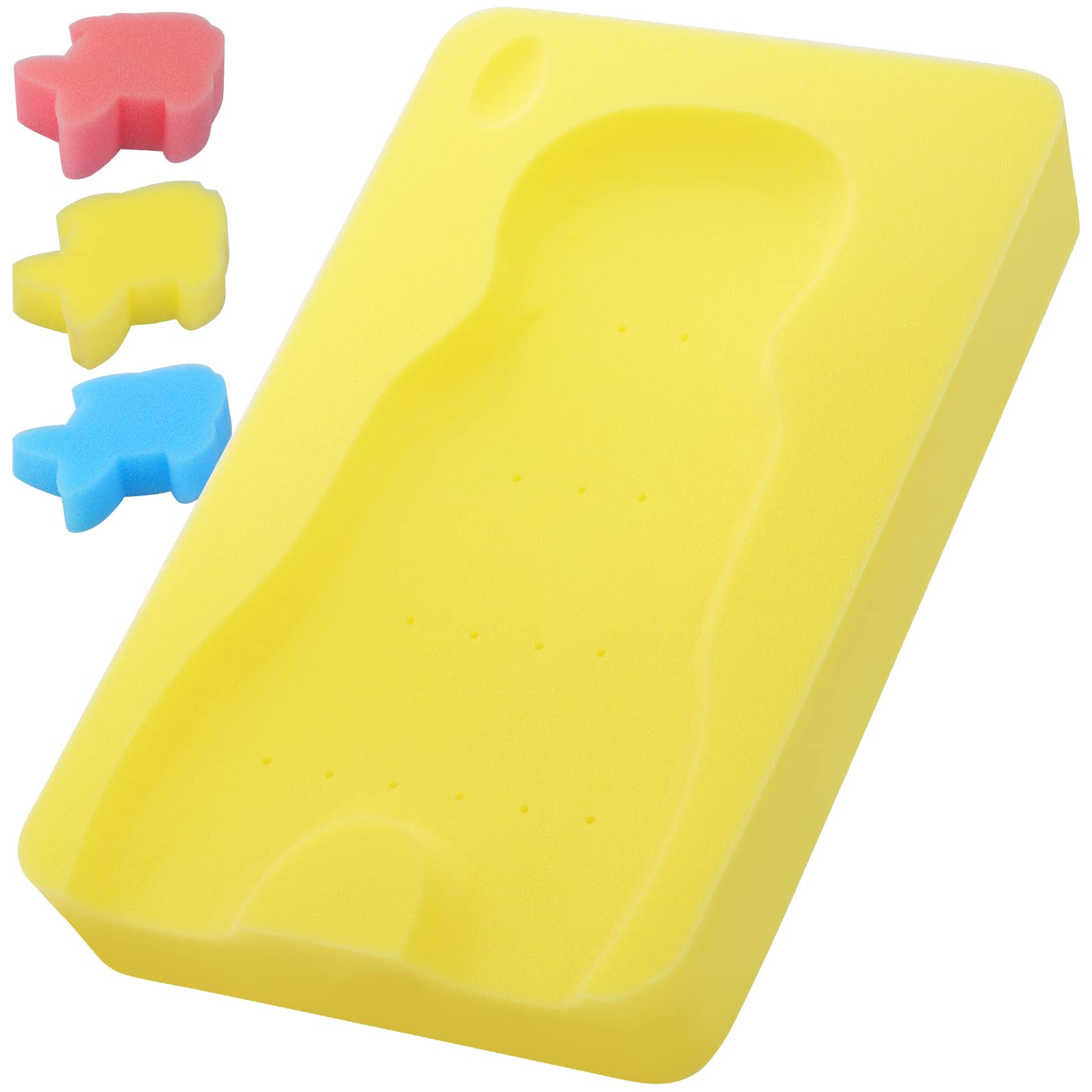 Kecuco Comfy Infant Bath Sponge Baby Bath Cushion For Bathing