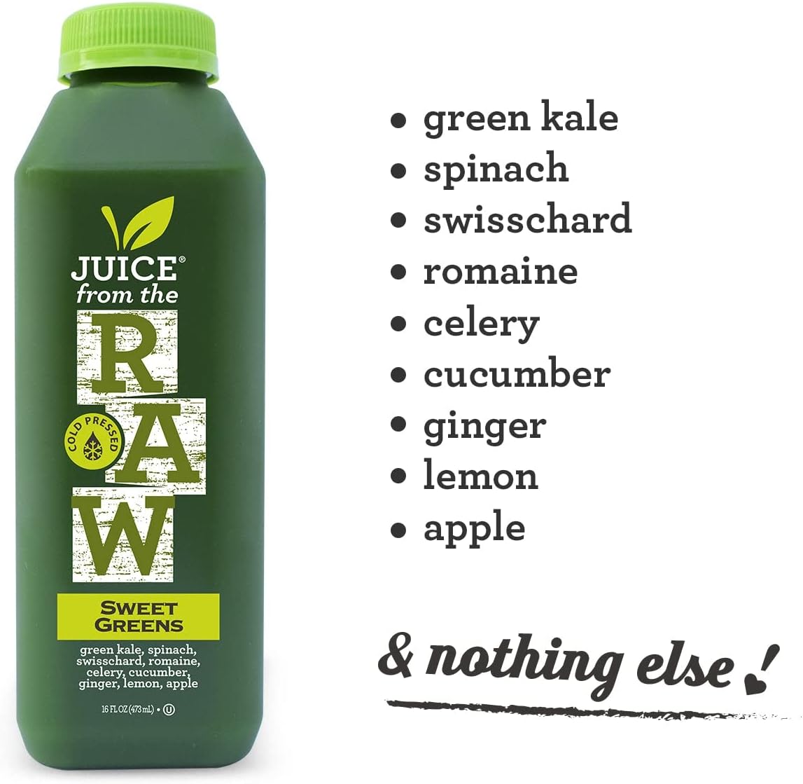 3-Day Juice Cleanse with Probiotics by Juice From the RAW® - Juice Cleanse to Kickstart Your Weight Loss / Detoxify Your Body / Be Healthy / 100% Raw Cold-Pressed Juices (18 Total 16 oz. Bottles) : Health & Household