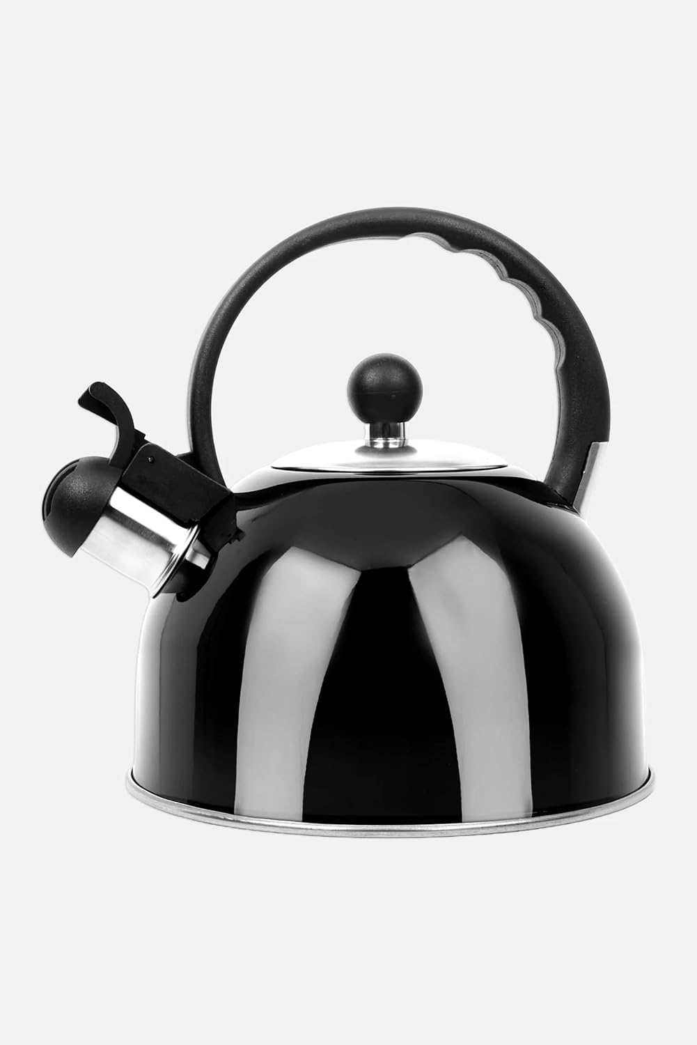 Tru Craft, The Gem Whistling Stovetop Tea Kettle, 2.5 Liter/2.64 Quart - Food Grade Stainless Steel, Quick Boiling, Suitable for Gas, Electric & Induction Stovetops