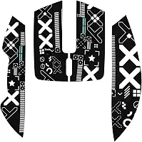 Adesivos para Attack Shark X11 Grip Tape Antiderrapantes para Mouse Gamer, Preto, Material Resistente ao Desgaste, Absorvente de Suor, Proteção Anti-riscos