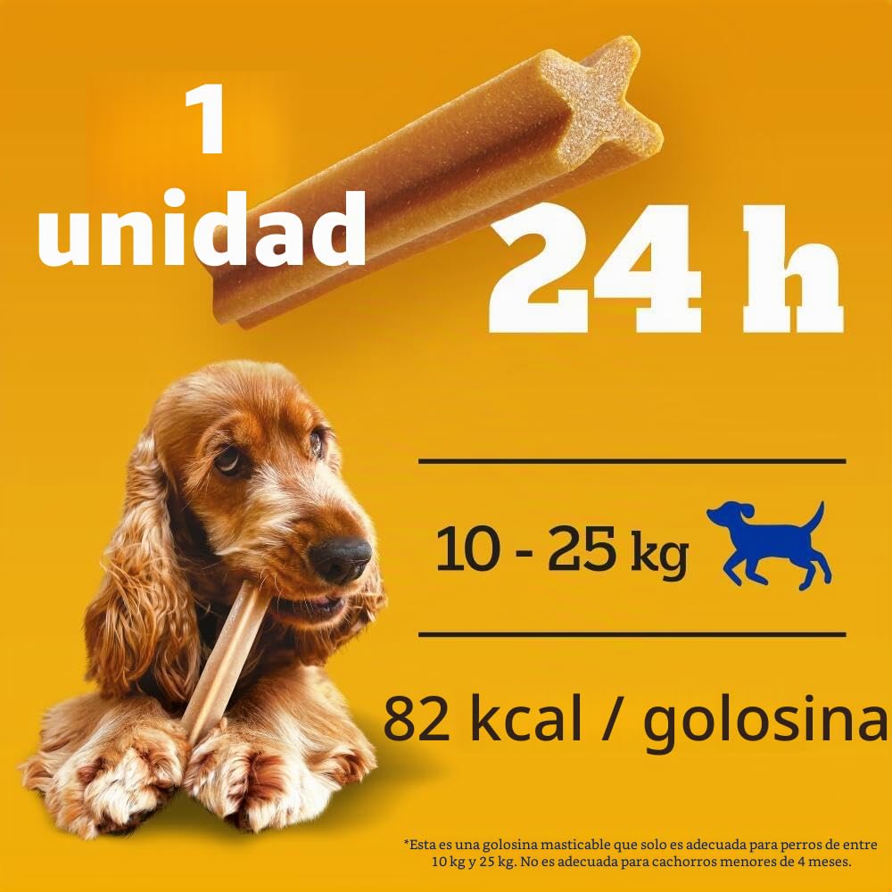 Pedigree Dentastix for Medium Dog 28 sticks 720 g (Pack of 4, Total 112 Sticks)
