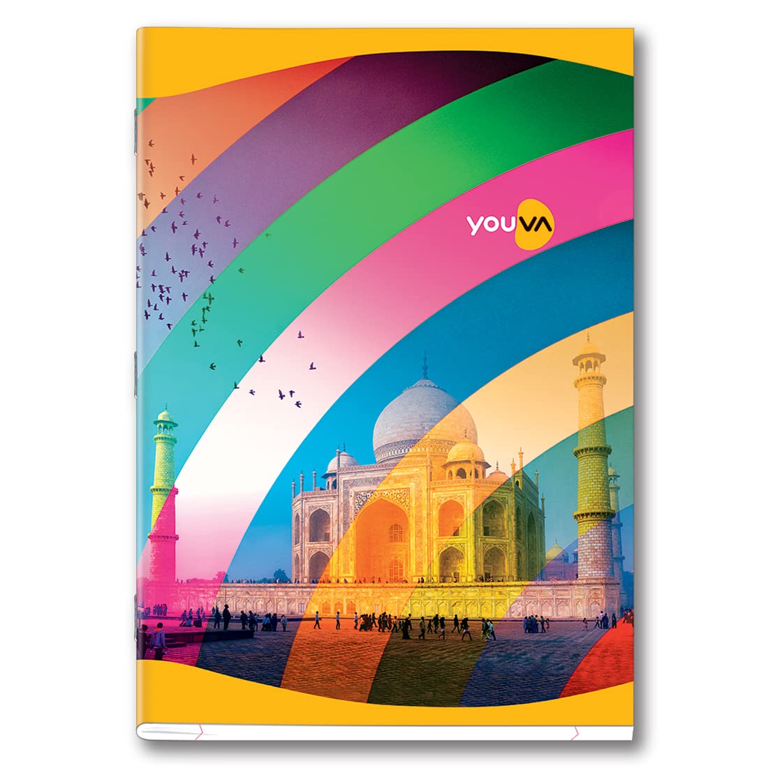 Navneet Youva YOUVA Soft Bound Long Book | A4 Size – 21 Cm X 29.7 Cm | Rainbow Design Notebook For Students | Single Line | 172 Pages | Pack Of 6 Navneet Youva YOUVA Soft Bound Long Book | A4 Size – 21 Cm X 29.7 Cm | Rainbow Design Notebook For Students | Single Line | 172 Pages | Pack Of 6