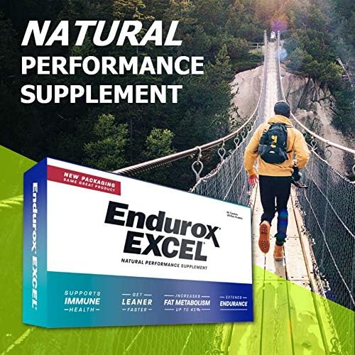 Pacific Health Endurox Excel Natural Performance Supplement, Increases Metabolism & Builds Endurance with Ciwujia (Ginseng) Root - 60 Caps - Image 3