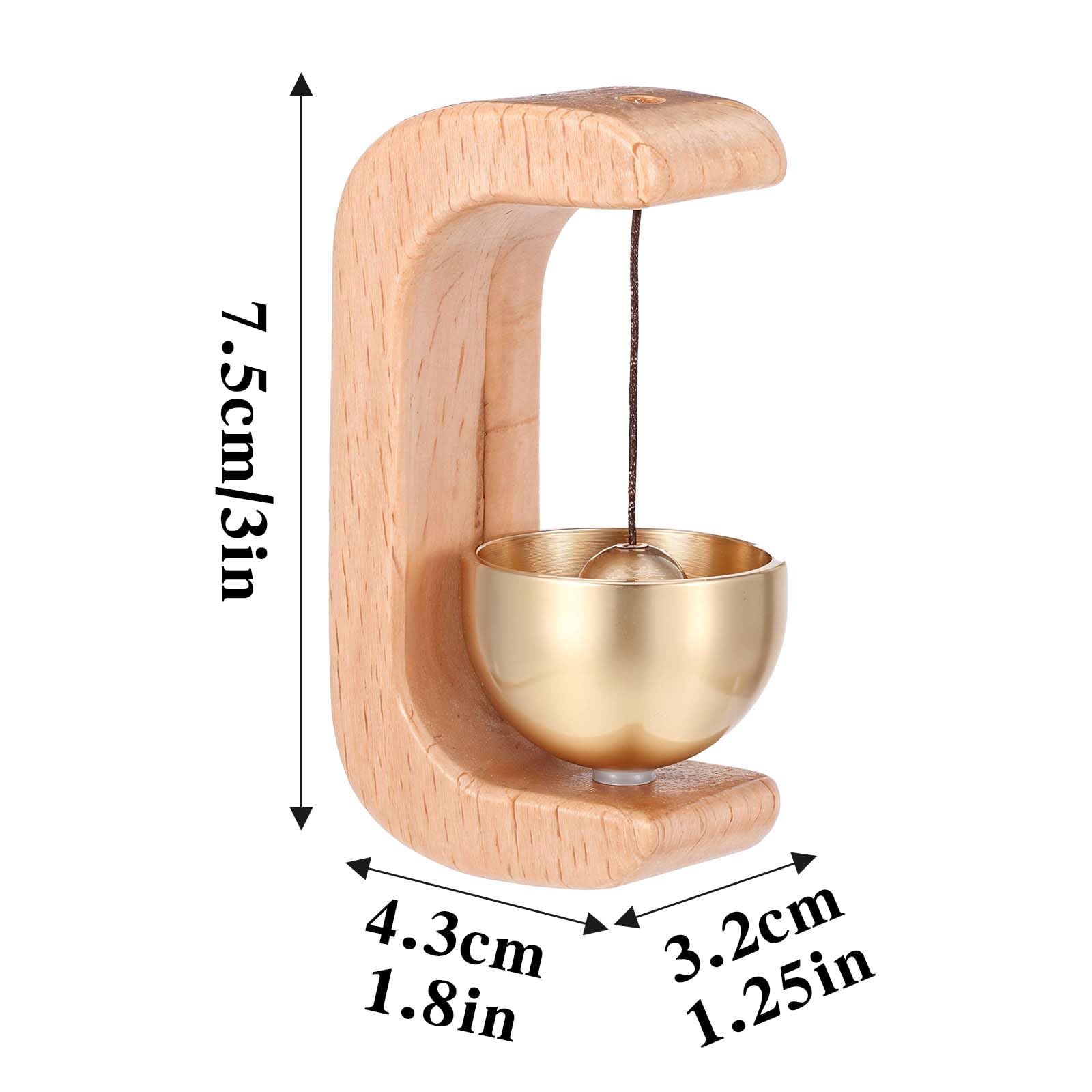 Shopkeepers Bell - Classic Wooden Door Chime -3