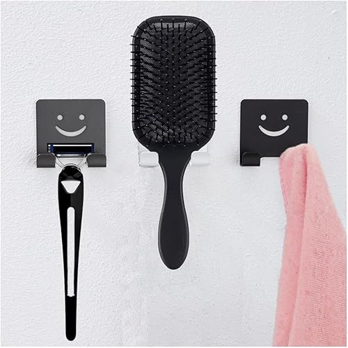 Miniatura 2 de Soporte para maquinilla de afeitar para ducha, ganchos adhesivos para toallas, ganchos de ducha impermeables para colgar, ganchos adhesivos de pared