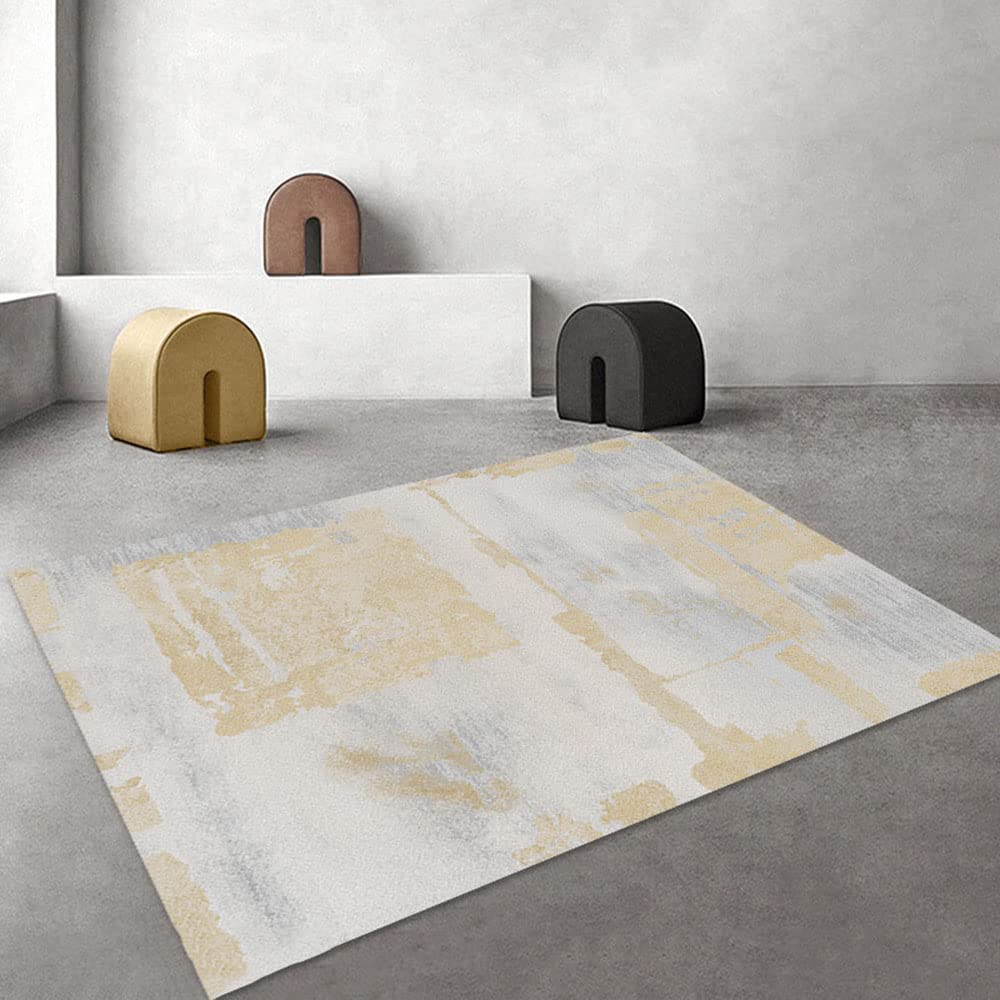 Tonuuoei Rugs Living Room Large Soft Area Rug Vintage Carpet Boho Short Pile Traditional Modern Abstract Rug, Multicoloured,A,140 x 200 cm