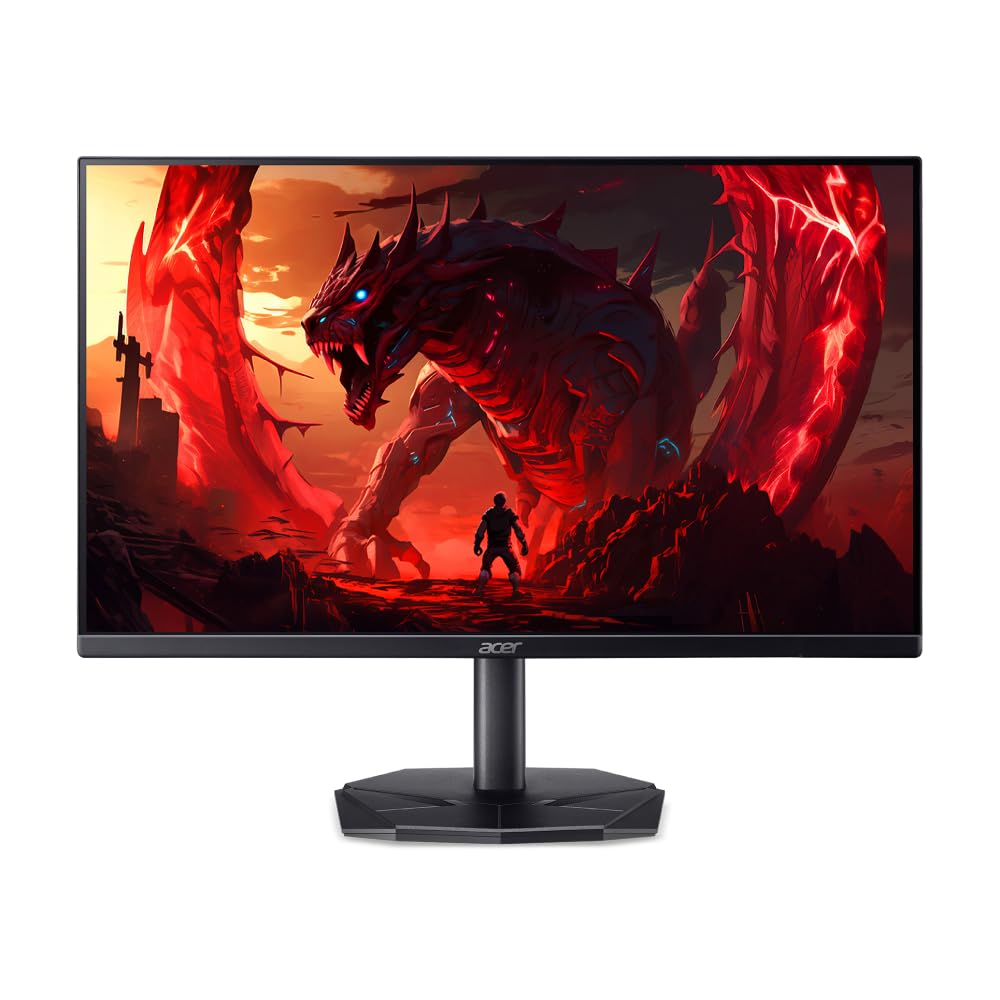 Monitor Gamer Acer Nitro KG0 KG240Y W3biip com Tela LED de 23,8" IPS Anti Reflexo resolução 1920x1080 Full HD 16:9 I